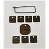 Image 1 : US Engineer Department Mining Tool Check Tags