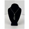 Image 1 : Marcasite Leaf Necklace