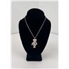 Image 1 : PJM Phoenix Jewelry Rhinestone Bear Necklace