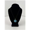 Image 1 : Designer Sterling Silver Turquoise Necklace