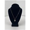 Image 1 : Sterling Silver Cross Necklace