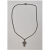 Image 2 : Sterling Silver Cross Necklace