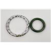 Image 2 : Chinese Jade and Cloisonne Bracelets