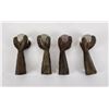 Image 1 : Collection of Glass Claw Ball Piano Stool Feet