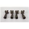 Image 2 : Collection of Glass Claw Ball Piano Stool Feet