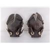 Image 1 : Leather Bull Nose Cowboy Saddle Tapaderos