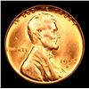 Image 2 : 1957-d Lincoln Cent 1c Grades Gem+ Unc RD