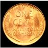 Image 3 : 1957-d Lincoln Cent 1c Grades Gem+ Unc RD