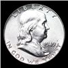 Image 2 : 1949-p Franklin Half Dollar 50c Grades Choice Unc