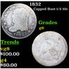 Image 1 : 1832 Capped Bust Half Dime 1/2 10c Grades g+