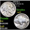 Image 1 : 1924-s Buffalo Nickel 5c Grades vg+