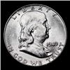 Image 2 : 1949-p Franklin Half Dollar 50c Grades Choice Unc+ FBL