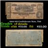 Image 1 : 1864 $10 Confederate Note, T68 Grades vf details