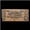 Image 2 : 1864 $10 Confederate Note, T68 Grades vf details