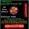 Image 1 : Shotgun Lincoln 1c roll, 1994-d 50 pcs Steel-Strong Wrapper.