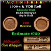 Image 1 : ***Auction Highlight*** Lincoln Wheat cent 1c orig Brandt McDonalds roll, 1909-s end, VDB other end 