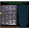 Image 1 : Huge Liifetime Collection - Too Many Coins To Auction Individually - This Lot is For One Page of 20 