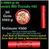 Image 1 : Shotgun Lincoln 1c roll, 1982-p 50 pcs Steel-Strong Wrapper.