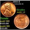 Image 1 : 1955-d Lincoln Cent 1c Grades GEM++ RD