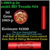 Image 1 : Shotgun Lincoln 1c roll, 1965-p 50 pcs Steel-Strong Wrapper.