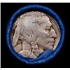 Image 2 : Buffalo Nickel Shotgun Roll in Old Bank Style 'Abbott Coin Counter' Wrapper 1924 & p Mint Ends