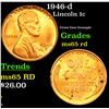 Image 1 : 1946-d Lincoln Cent 1c Grades GEM Unc RD