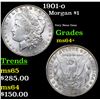 Image 1 : 1901-o Morgan Dollar $1 Grades Choice+ Unc