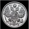Image 2 : 1915 15 Kopeks Silver Y# 21a.3 Grades Select+ Unc