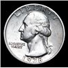 Image 2 : 1936-d Washington Quarter 25c Grades Select AU
