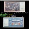 Image 1 : 1910 Imperial Germany 100 Mark Note P# 42 Grades vf++