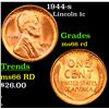 Image 1 : 1944-s Lincoln Cent 1c Grades GEM+ Unc RD