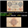 Image 1 : 1914 Imperial Germany 20 mark Note P# 46B Grades vf+