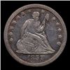 Image 2 : 1857-o Seated Liberty Quarter 25c Grades xf+