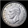 Image 2 : 1942 Great Britain 6 Pence Sixpence Silver KM# 852 Grades Choice Unc