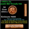 Image 1 : Shotgun Lincoln 1c roll, 1955-s 50 pcs Brandt Wrapper.