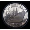 Image 3 : 1977 Singapore $10 Silver Proof Mintage of only 10,000 for this proof! Grades GEM++ Proof Deep Cameo