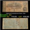 Image 1 : 1864 $5 Confederate Note, T69 Grades f, fine