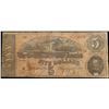 Image 2 : 1864 $5 Confederate Note, T69 Grades f, fine