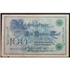 Image 2 : 1908 Imperial Germany 100 Mark Note P# 34 Grades Choice AU/BU Slider