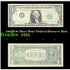 Image 1 : 1963B $1 'Barr Note' Federal Reserve Note Grades vf+