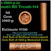 Image 1 : Shotgun Lincoln 1c roll, 1960-p 50 pcs Steel-Strong Wrapper.