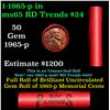 Image 1 : Shotgun Lincoln 1c roll, 1968-s 50 pcs Brandt Wrapper.