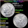 Image 1 : ***Auction Highlight*** 1888-s Morgan Dollar $1 Graded Select Unc BY USCG (fc)