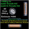 Image 1 : Shotgun Jefferson 5c roll, 1996-p 40 pcs Vintage Bank Wrapper