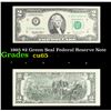 Image 1 : 1995 $2 Green Seal Federal Reserve Note Grades Gem CU