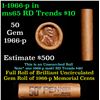 Image 1 : Shotgun Lincoln 1c roll, 1966-p 50 pcs Brandt Wrapper.