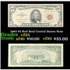 Image 1 : 1963 $5 Red Seal United States Note Grades vf+