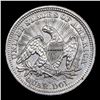 Image 3 : ***Auction Highlight*** 1853 arrow & rays Seated Liberty Quarter 25c Graded ms63 By SEGS (fc)