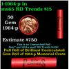 Image 1 : Shotgun Lincoln 1c roll, 1964-p 50 pcs Steel-Strong Wrapper.