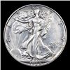 Image 2 : ***Auction Highlight*** 1938-d Walking Liberty Half Dollar 50c Graded Select Unc BY USCG (fc)